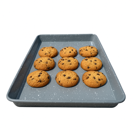 Heavy Duty Baking Tray | Non-Stick Cookie Sheet Tin | Oven Safe – Durable & Easy