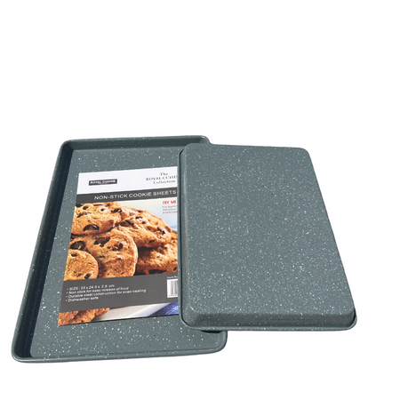 Heavy Duty Baking Tray | Non-Stick Cookie Sheet Tin | Oven Safe – Durable & Easy