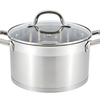 3PCS Stainless Steel Cookware Set–Straight Shape Cooking Pots 24,26,28 with Lids