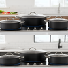 3-Piece Non-Stick Fish Pot Set (28cm, 30cm, 32cm), Perfect Sleek Design Cookware