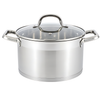 3PCS Stainless Steel Cookware Set–Straight Shape Cooking Pots 24,26,28 with Lids