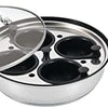 20cm Stainless Steel Egg Poacher Pan and Lid