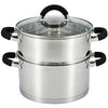 22cm 3-Tier Stainless Steel Steamer