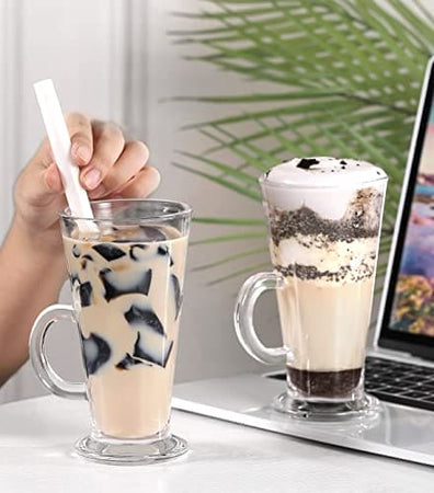 Set of 2 Latte Glasses Cup