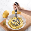 Royal Cuisine Set of 7 Stainless Steel Nylon Silicone Coated Kitchen Spoons