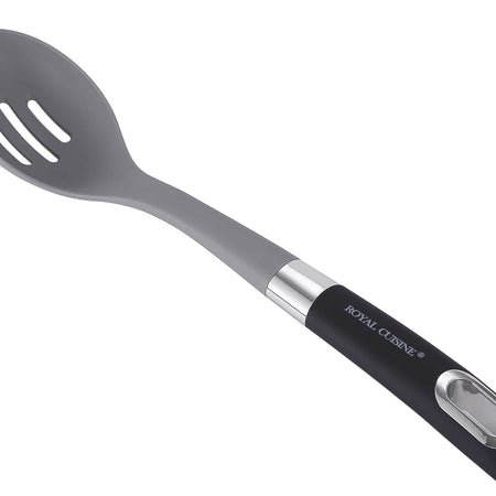 Royal Cuisine Set of 7 Stainless Steel Nylon Silicone Coated Kitchen Spoons