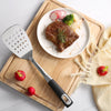 Royal Cuisine Set of 5 Stainless Steel Silicone Coated Kitchen Gadgets Including Fish Slice, Cooking Spoon, Cheese Grater, Skimmer Spoon and Potato Peeler