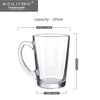 Royal Cuisine Glass Coffee Cups Set of 6, 295ml