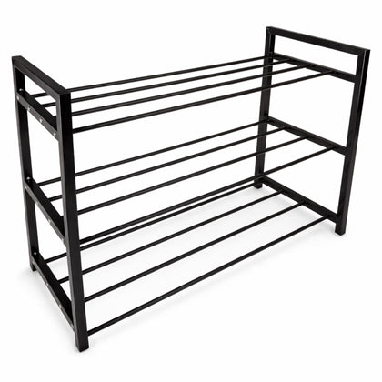 Royal Cuisine 3 Tier Shoe Rack – Metal Shoe Storage Organiser