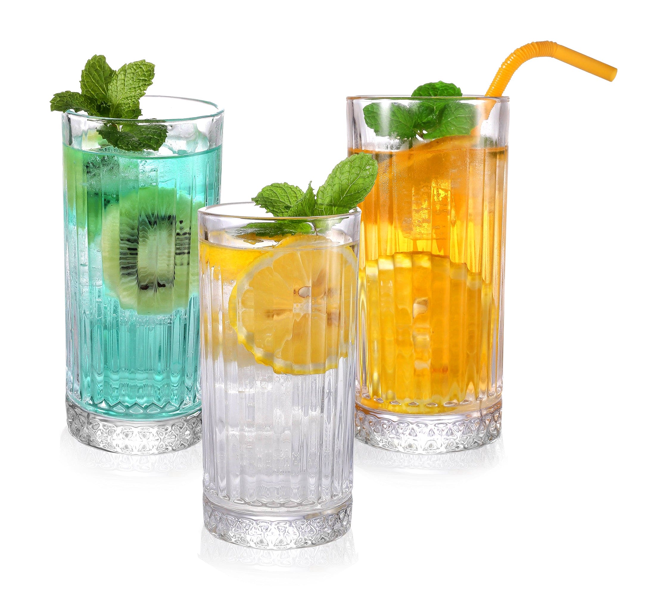 Royal Cuisine 6x Tall Hi Ball Glasses 260ml