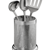 Stainless Steel Utensils Holder – Kitchen Organizer for Spoons, Forks, Knives