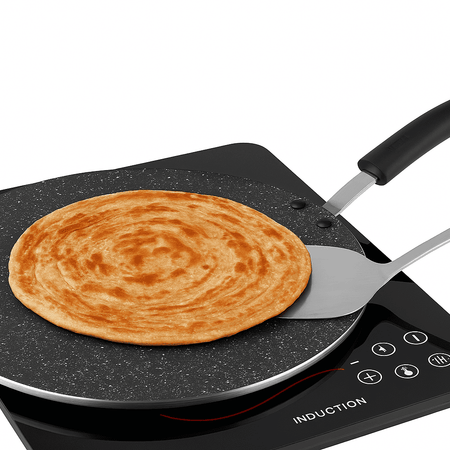 Non-Stick Tawa Pan for Roti, Dosa, Pancakes | Flat Griddle Cookware with Handle