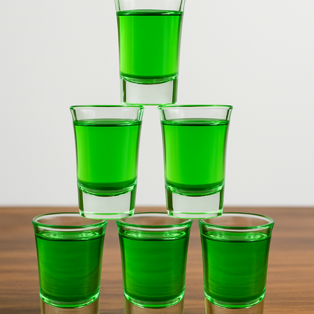 Shot Glasses Set of 6 – Classic Clear Glass – Premium– Perfect for Parties, Home