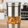 Premium Glass Jar Canister with Stainless Steel Lid–Best Airtight Seal Storage