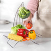 Royal Cuisine Chrome Wire Fruit Basket with Banana Hanger