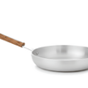 Premium Aluminium Frying Pan with Wooden Handle, Easy Clean Durable Kitchen Pan