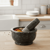 Marble Mortar and Pestle Set– Spice & Herb Crusher, Grinder, Smasher| Heavy Duty