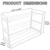 Royal Cuisine 3 Tier Shoe Rack – Metal Shoe Storage Organiser
