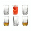 Set of 6 Highball Tall Drink Glasses 350ml Dishwasher Freezer Microwave Safe