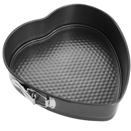 3PCS Cake Tin Set – Square, Round & Heart Shape Baking Pans (24cm, 18cm & 23cm)