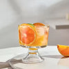 Striped Dessert Bowls – Pack of 6 | Stylish Serving Bowls for Ice Cream, Pudding