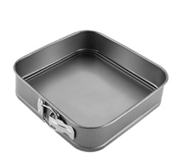 3PCS Cake Tin Set – Square, Round & Heart Shape Baking Pans (24cm, 18cm & 23cm)