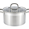 3PCS Stainless Steel Cookware Set–Straight Shape Cooking Pots 24,26,28 with Lids