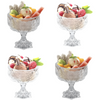 Royal Cuisine Diamond-Cut Glass Dessert Bowls