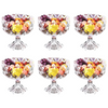 Royal Cuisine Diamond-Cut Glass Dessert Bowls