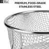 Royal Cuisine Stainless Steel Chip Pan Basket | 19cm & 21cm
