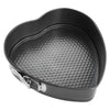 Royal Cuisine 24cm Heart Cake Tin – Non-Stick Springform Cake Tin, Carbon Steel Baking Mould