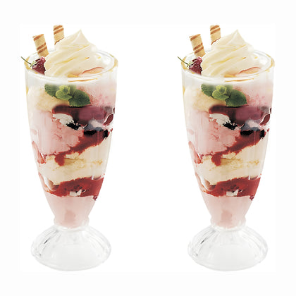 Royal Cuisine 360ml Milkshake & Sundae Glasses – Set of 2, 4 or 6