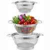 Royal Cuisine 3 Piece Stainless Steel Colander Set – Kitchen Colanders & Pasta Strainer