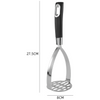 Royal Cuisine Stainless Steel Potato Masher with Silicone Grip