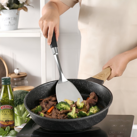 Royal Cuisine Stainless Steel Solid Turner Spatula