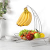 Royal Cuisine Chrome Wire Fruit Basket with Banana Hanger