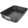 Royal Cuisine Deep Roasting Tin – Non Stick Carbon Steel Roasting Tray