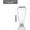 Royal Cuisine 360ml Milkshake & Sundae Glasses – Set of 2, 4 or 6