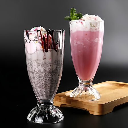 Royal Cuisine 360ml Milkshake & Sundae Glasses – Set of 2, 4 or 6