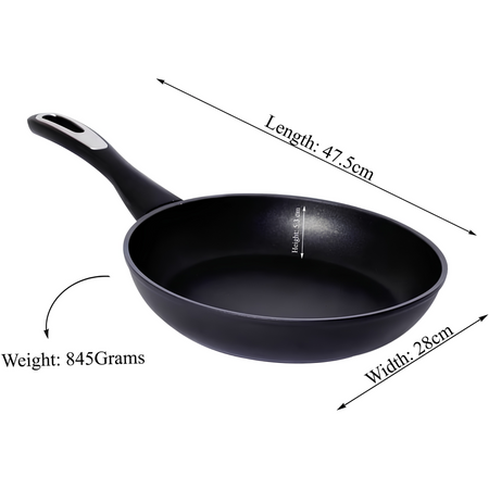 Royal Cuisine Non Stick Frying Pan – Forged Aluminium, 20cm, 24cm & 28cm