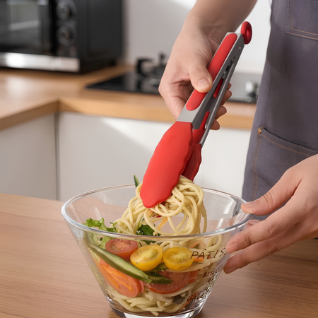 Royal Cuisine Silicone Kitchen Tongs for Cooking & BBQ