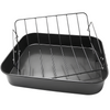 Royal Cuisine Deep Roasting Tin – Non Stick Carbon Steel Roasting Tray