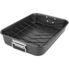 Royal Cuisine Deep Roasting Tin – Non Stick Carbon Steel Roasting Tray