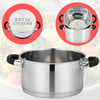Royal Cuisine 3 Tier Stainless Steel Steamer – 18cm, 20cm, 22cm & 24cm