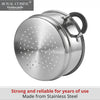 Royal Cuisine 3 Tier Stainless Steel Steamer – 18cm, 20cm, 22cm & 24cm