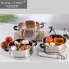Royal Cuisine 3 Tier Stainless Steel Steamer – 18cm, 20cm, 22cm & 24cm