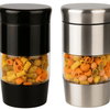Premium Glass Jar Canister with Stainless Steel Lid–Best Airtight Seal Storage