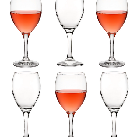 Exquisite Wine Glasses Set of 6–350ml Elegant Clear Goblets for Red & White Wine