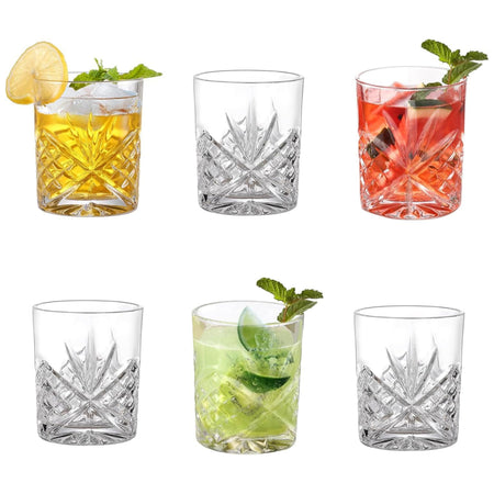 Royal Cuisine Highball Drinking Glasses Set – 300ml & 370ml