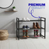 Royal Cuisine 3 Tier Shoe Rack – Metal Shoe Storage Organiser